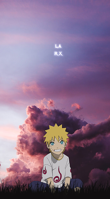 kid naruto, cloud, sky, kidnaruto, childnaruto, asthetic, larx, minimalist, anime, astheticnaruto, astheticanime HD phone wallpaper
