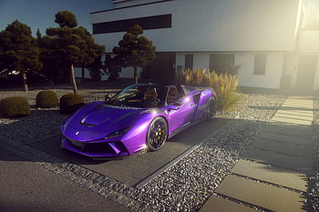 Novitec Ferrari F8 Spider N Largo 10k, ferrari-f8, ferrari, 2021-cars, cars HD wallpaper