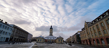 Białystok in winter, landscape, winter, city, graphy HD wallpaper