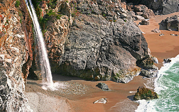 waterfalls, , pic, nature, nice HD wallpaper