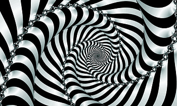Abstract, Rotation, Spiral, Immersion, Bicolor, Dichromatic HD wallpaper