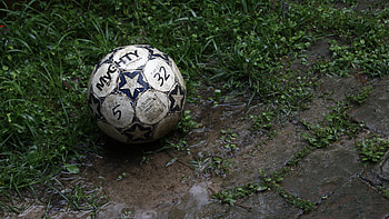 Football, Sports, Grass, Ball, Mud, Dirt HD wallpaper