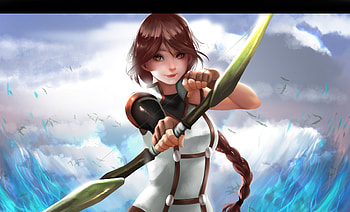 Beautiful, archer, Yume, Grimgar of Fantasy and Ash HD wallpaper