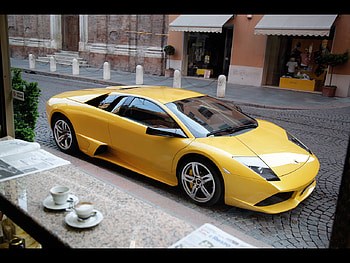 Lamborghini Murcielago LP640, lambo, lp640, murcielago, yellow HD wallpaper