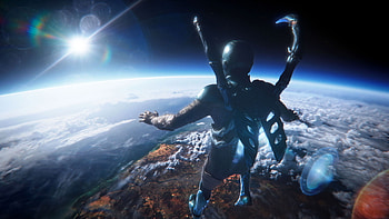 Blue Beetle Jaíme Reyes DC Comics, earth, Jaime Reyes, Blue Beetle (DC Comics), movie, Blue Beetle HD wallpaper