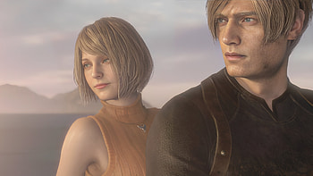 Leon & Ashley (Resident Evil 4 Remake), Resident Evil 4, Ashley Graham (Resident Evil), Leon S. Kennedy, video game, Resident Evil 4 (2023) HD wallpaper