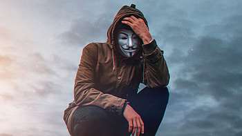 Life Is Cool Anonymus Guy , anonymus, mask, graphy HD wallpaper
