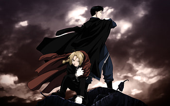 Roy Mustang, Edward Elric, , Anime background HD wallpaper