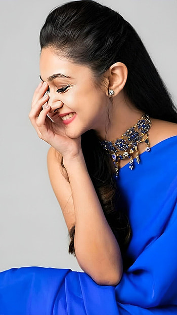Aishwarya Sarja, kannada actress, saree beauty HD phone wallpaper