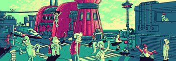Futurama — Bender, Fry & Leela, TV Show, Futurama, Bender (Futurama), Fry (Futurama), Leela (Futurama) HD wallpaper