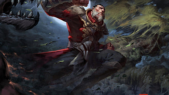 Lycan, Dota 2 heroes, Howl ability, Shapeshift power HD wallpaper