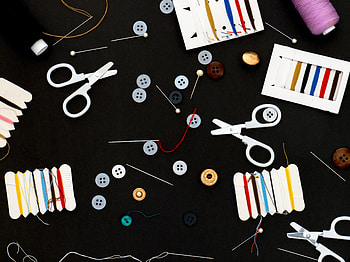 Needle, Miscellanea, Miscellaneous, Thread, Threads, Buttons, Scissors, Sewing HD wallpaper