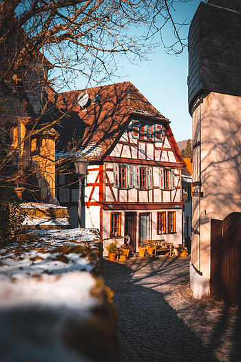 Cities, Architecture, Building, House, Old, Street HD phone wallpaper