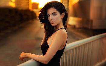 Girl model, brunette, 2021 HD wallpaper