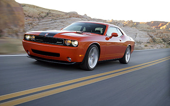 Cars, Movement, Traffic, Side View, Dodge, Challenger, Srt8 HD wallpaper