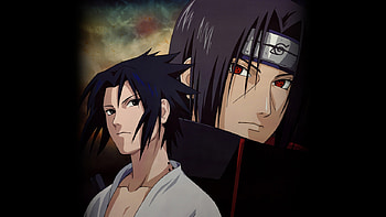 Preview uchiha itachi, chiha sasuke, guys, look, confidence, posture HD wallpaper