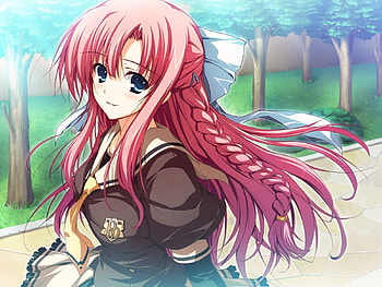 Anime, Young, Smile, Girl, Tomose Shunsaku HD wallpaper