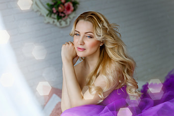 Gorgeous, woman, long hair, hoot HD wallpaper