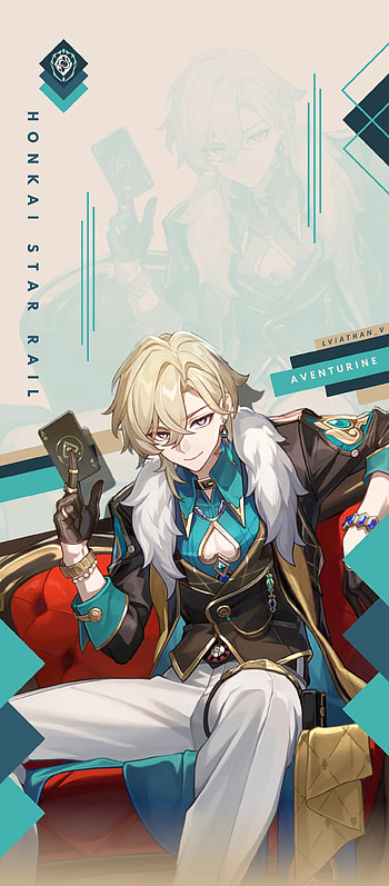 Honkai: Star Rail - Aventurine, video game, Honkai: Star Rail HD phone wallpaper