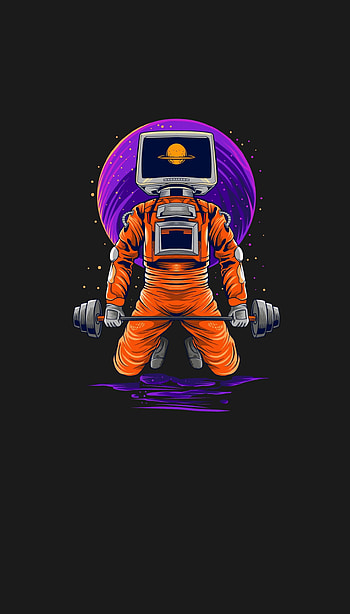 Morsy, astronaut, workwear HD phone wallpaper