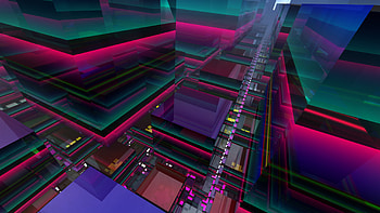 3d Glass Abstract, 3d, glass, abstract HD wallpaper