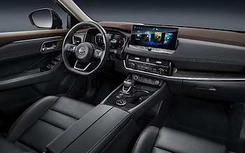 2022, Nissan X-Trail, interior, X-Trail 2022 dashboard, X-Trail interior view, japanese cars, Nissan HD wallpaper