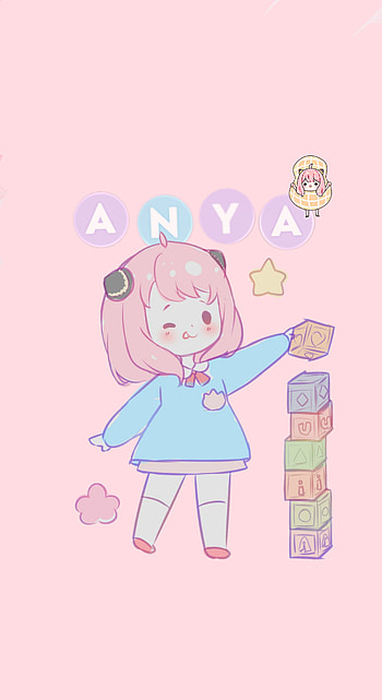 Smol Anya, SpyFamily, Anime, Kawaii HD phone wallpaper