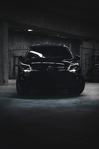 Volkswagen, Cars, Dark, Car, Suv, Machine, Volkswagen Tiguan HD phone wallpaper