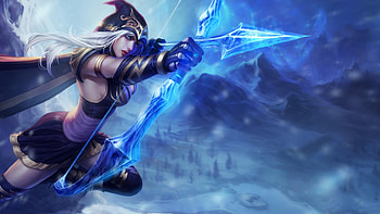Ashe League of Legends, Fan art, Art of LoL, Gaming HD wallpaper