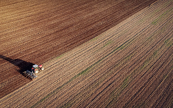 sowing, tractor working in the field, preparation for sowing, tractor, ground, agricultural machinery HD wallpaper