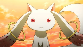 Kyubey, Spoilers rewatch, Madoka Magica, Episode 5 HD wallpaper