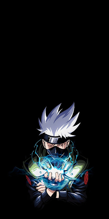 Kakashi, electric blue, art HD phone wallpaper