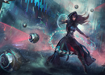 Warrior Girl Sci Fi Cyberpunk Futuristic Artwork, scifi, cyberpunk, artist, artwork, digital-art, deviantart HD wallpaper