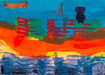 Abstract, Multicolored, Motley, Paint, Canvas, Modern Art, Contemporary Art, Smears, Strokes HD wallpaper
