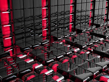 Red & Black, cgi, abstract, 3d, art HD wallpaper