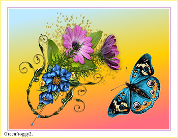 ABSTRACT ART, ART, FLOWERS, BUTTERFLY, ABSTRACT HD wallpaper