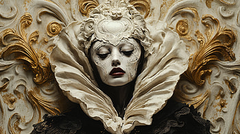 Renaissance Elegance: A Ultra of Timeless Beauty, renaissance, woman, portrait, mask, fashion HD wallpaper