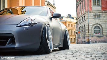 Matte (flat) black 370z, nissan, nismo, tuner, jdm HD wallpaper