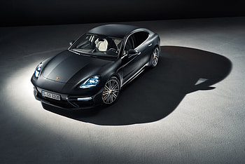Porsche, Cars, Front View, Shadow, Panamera HD wallpaper