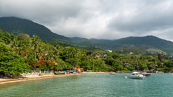 Praia da ponta azeda, Ilhabela, Brasilien, Beautiful beach HD wallpaper