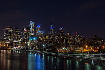 Cities, Water, Building, Lights, Reflection, Night City HD wallpaper
