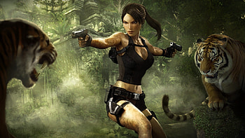 Tomb Raider collection, Game-themed backgrounds, Action-packed visuals, Gaming universe HD wallpaper