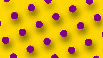 polka drop shadow dots purple yellow gold HD wallpaper
