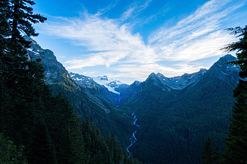 Hoh River In Washington State , river, nature, sky HD wallpaper