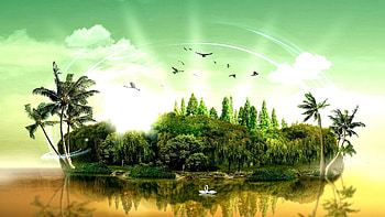 fantasy island palm trees | ololoshenka | Pinterest | Fantasy island, Palm and HD wallpaper