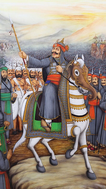 Maharana Pratap Art, art, maharana pratap HD phone wallpaper