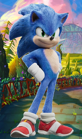 Sonic, SonicTheHedgehog, nature HD phone wallpaper