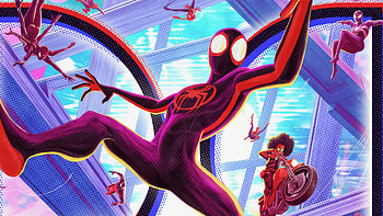 Spider-Man: Across the Spider-Verse – Miles Morales Burst, movie, Spider-Man: Across the Spider-Verse, Miles Morales HD wallpaper