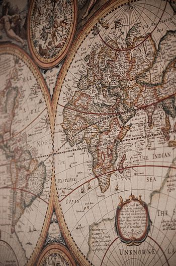 Words, Miscellanea, Miscellaneous, Old, Vintage, Map, Geography, World Map, Map Of The World HD phone wallpaper