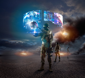 Virtual Reality Soldier , soldier, soldiers HD wallpaper